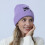 Bonnet en tricot, bonnets, pull, casquettes de crâne-Beige 6