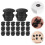 300pcs plastic locking hole plugs round furniture insert 6