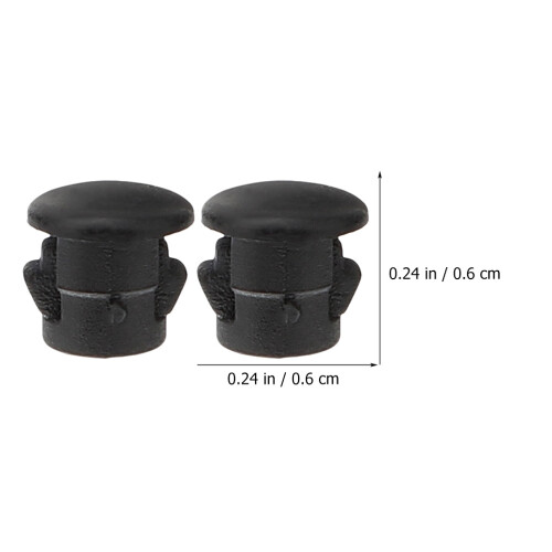 300pcs plastic locking hole plugs round furniture insert 1