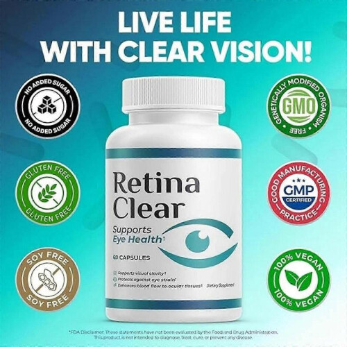 Vision Support Vegan Capsules - Prevents Eye Fatigue, Improves Visual Focus 60Ct 2