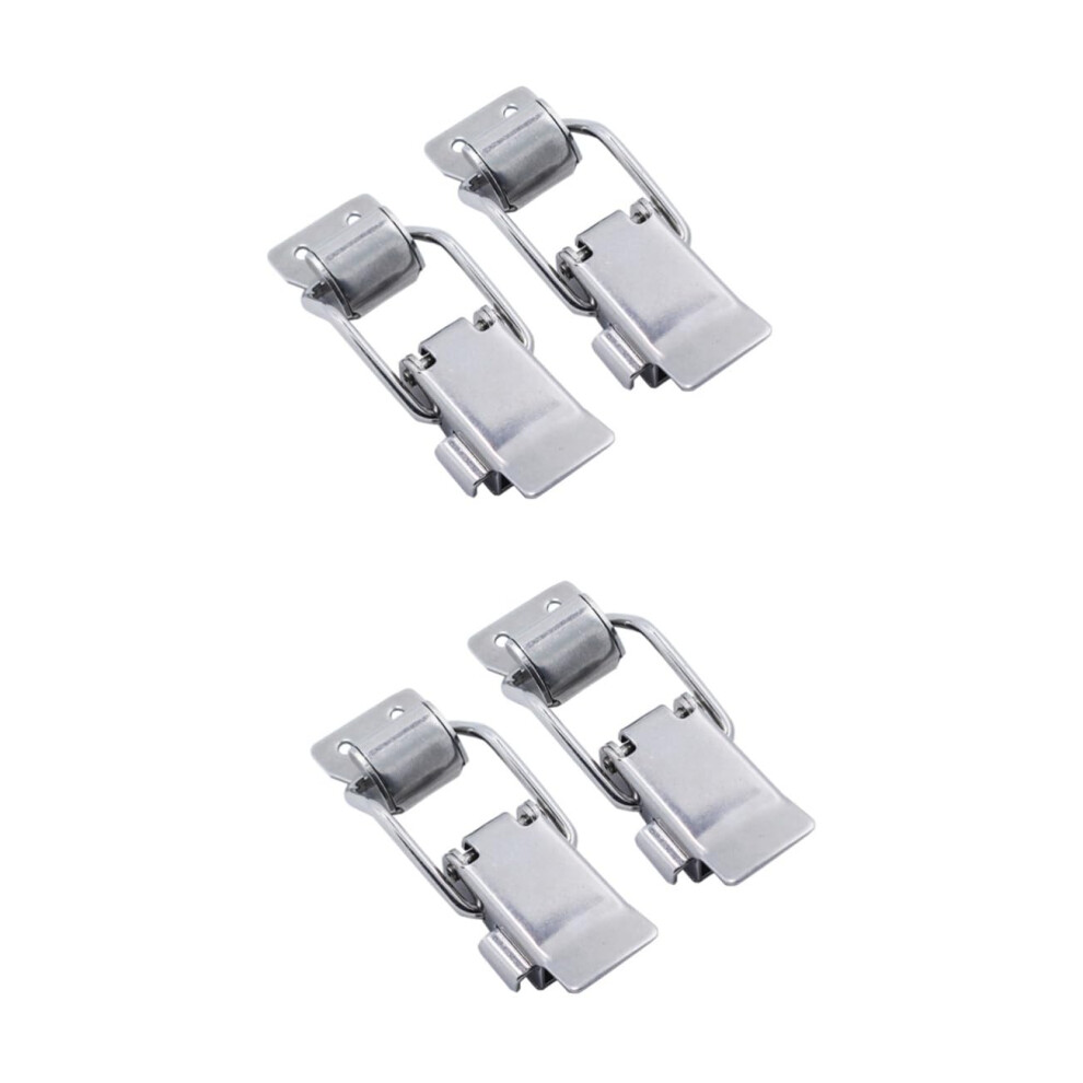 Toggle Bolts 4Pack Heavyduty Stainless Steel Selflocking Buckles Clamps Snap Hooks For Garage Security 9365049075008