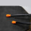 4Piece Drum Stick Exercise Tips Set, Drum Mute Switch, Silicone Drum Damper, Orange 5