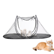 Pet Playpen for Cats Foldable Breathable Pet Playpen Dog Kennel Tent Crate Portable Dog Crates for Small Animals