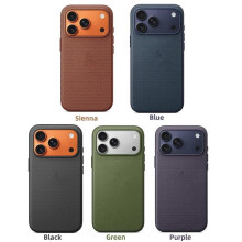 (For iPhone 17, Blue) For iPhone 17 Pro Max TechWoven Case with MagSafe Protective Cover Sienna & Logo