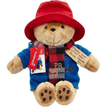 Rainbow Designs Commemorative Paddington Bear Teddy with Scarf - Inspired by Peggy Fortnum's Illustrations - Premium Quality, Large Cuddly Paddington