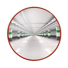 Convex Security Mirror with WideAngle View, Rotatable Acrylic Corner Design for Indoor Safety