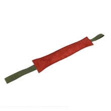 Heavy Duty Leather Dog Tear Bite Training Rod Tractor with Two Handles