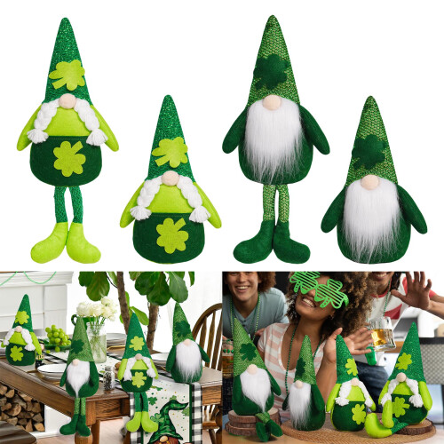 Patricks Day Zwergen-Ornament,-Damenmodell mit langem Bein 2