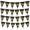 Black Gold Triangular Pennant Birthday Party-60 years old 7