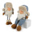 Weihnachtszwergfiguren, Dekoration für-sitzende Position 7