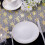 Shimmering Gold Star Table Runner for Birthday Parties Dining 5