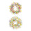 Spring Wreath Door Hanging Decoration Artificial Wreath for-8 2