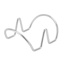 Stainless Steel Double Sided Taco Holder Rack with Durable Wire Design for Home and Party