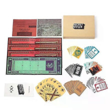 (Burgundy) Secret Hitler Board games puzzle game card adults party games 2-8 people Birthday holiday party game Interesting puzzle playing