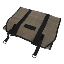 Canvas Firewood Sling Bag Multi Functional Wood Carrier With Handles And Shoulder Strap Water Resistant Material Easy To Clean Light Weight And Strong