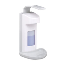Hygienic Hand Sanitizer Dispenser for Public Places, Elbow Press Automatic Dispenser Refillable with Skin Health Focus (Approx. 500 Ml)