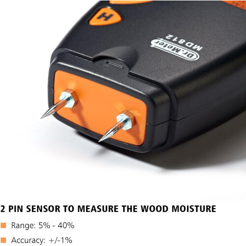 High Precision Digital Wood Moisture Meter, Ensuring Wide Compatibility and Power Saving for Efficient Use 2