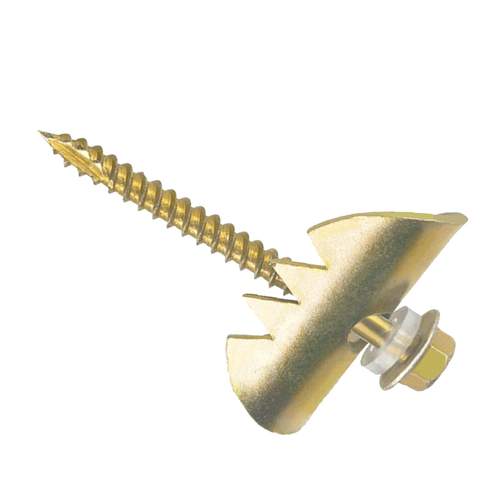 50Pcs 2 Inch Galvanized Steel Staples For Wire Mesh & Woven Fencing Securing 7641368859430