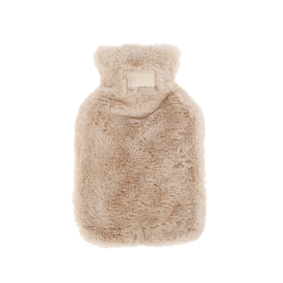 Plush hand warmers for winter, thermos bottle with pure natural rubber for maximum comfort and warmth â ideal for neck, waist, and bed (Color: A).