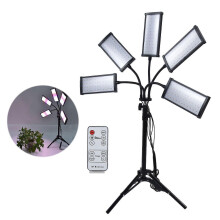 (As show, One size) LED Grow Lights Adjustable Tripod Full Spectrum Plant Light with Remote Control for Indoor Plants