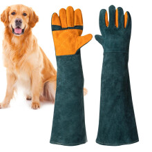 Bite Resistant Gloves For Dog Training Leather Case Large Dogs Pet Management Bite Proof Pet Supplies