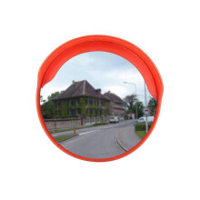 60cm Outdoor Convex Traffic Safety Mirror Wide Angle View for Driveway Garage and Road Corner