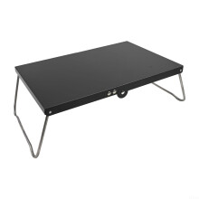 Compact Design Stove Table For Hiking And Outdoor Activities Black Lightweight Camping Stove Table Outdoor Cooking Stand