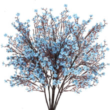 Fiori artificiali, eleganti bouquet di seta blu per decorazioni domestiche, decorazioni per feste di matrimonio, composizioni fai da te realistiche,