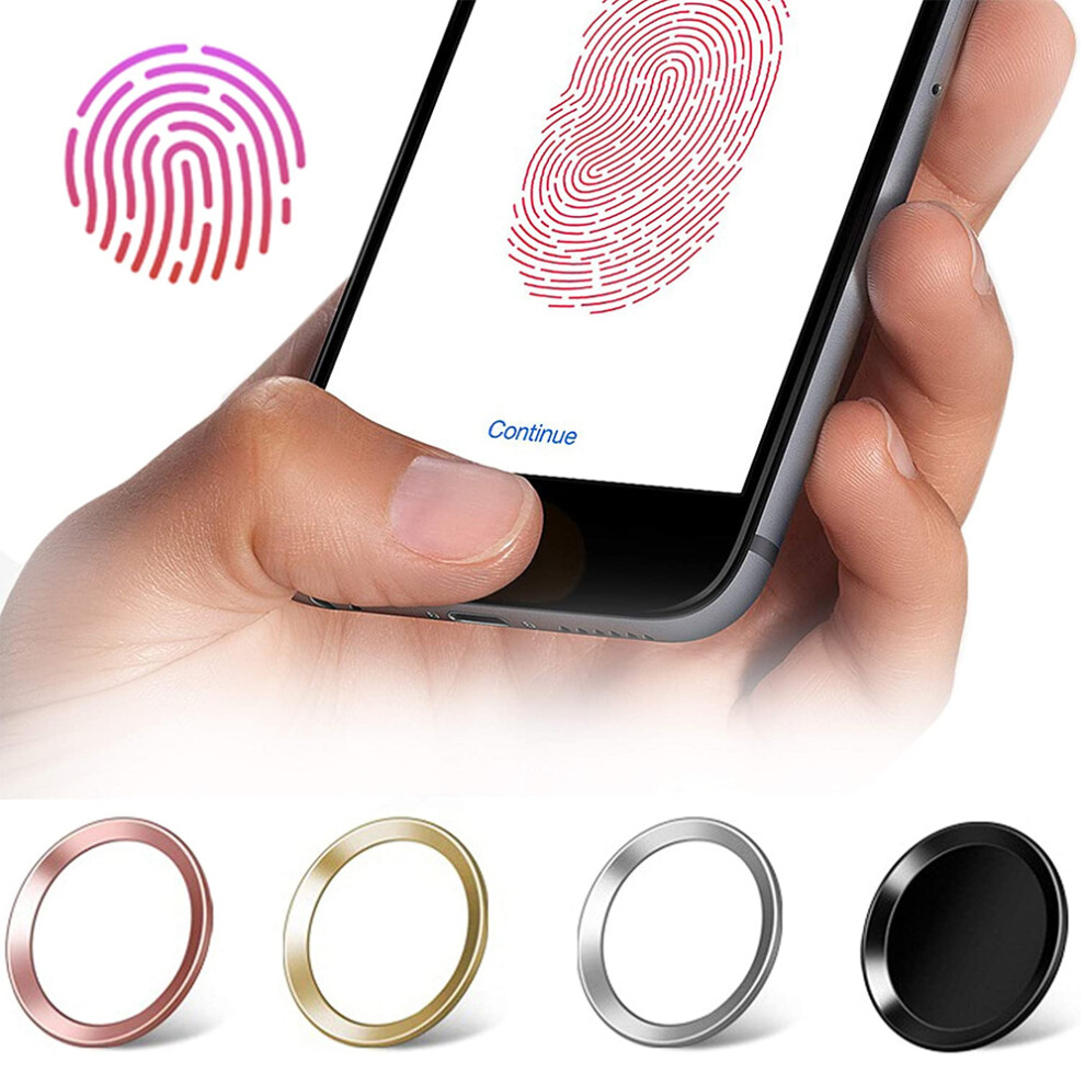 Phone Stickers For Home Button, Touch Id Fingerprint Recognition Aluminum Frame Offers Robust Protection Against Wear And Tear 9128293452939