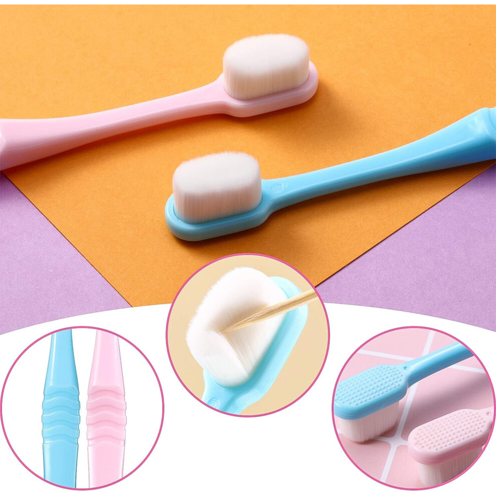 Sensitive Teeth Toothbrush, Micro Nano Bristles For Deep Oral Cleaning, Ergonomic Design, Comfortable Handle, Comprehensive Cleaning Function,