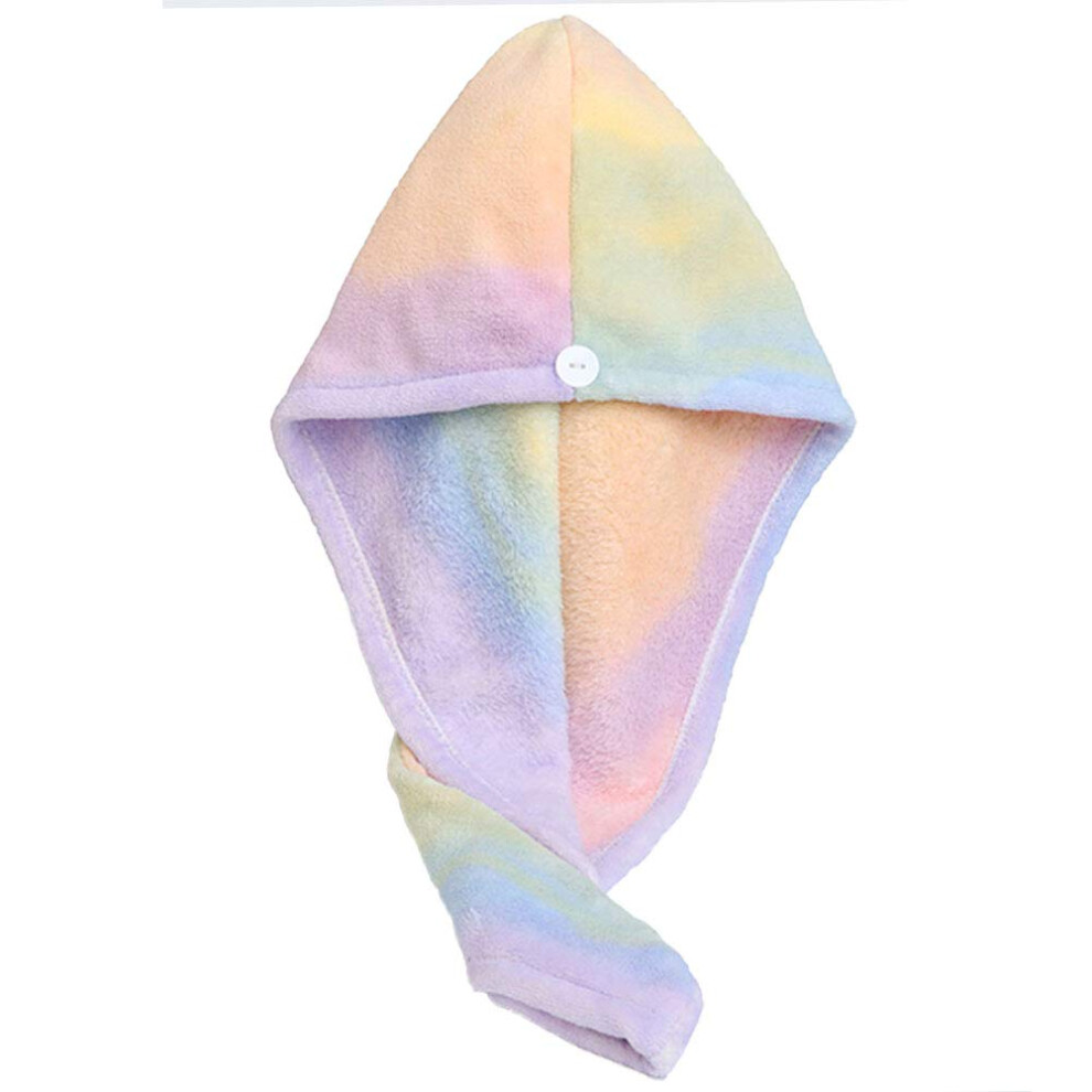 Unisex Women's Microfiber Hair Wrap Towels, Ideal For Fast Drying And Gentle Hair Care