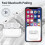 Wireless Charging Case Replacement for AirPods Pro 2nd with Bluetooth Sync Support 5