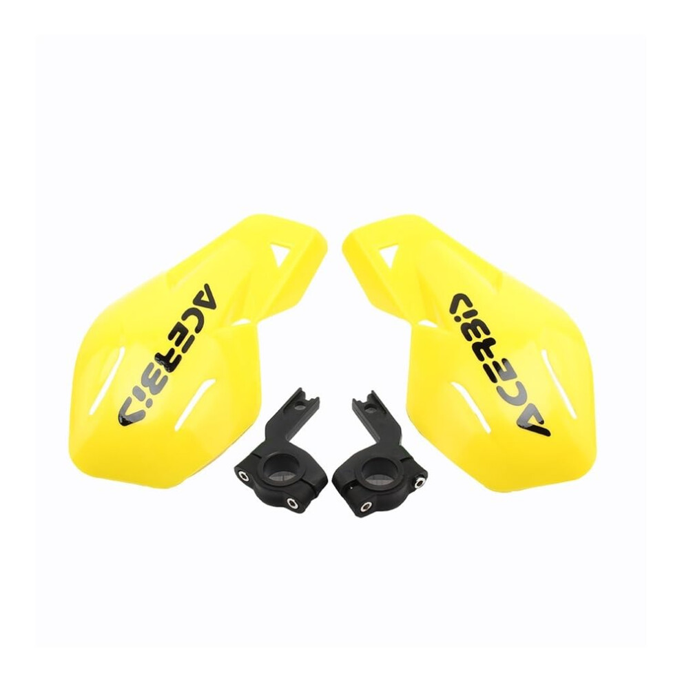 Motorcycle Handguards With Hand Protection Cold Wind Shield Waterproof Hardness For Dirt Bike Yellow 9426802394566