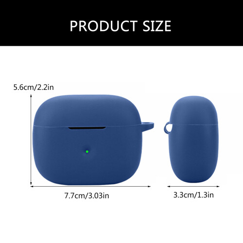 Wireless Earbuds Silicone Shell Soft Case for Pi8-Orange 2