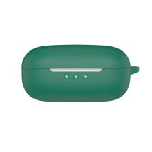 Housse pour écouteurs coque en Silicone boîtier-vert foncé