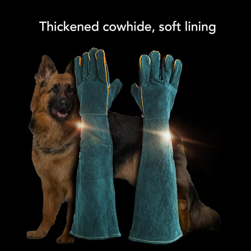 Animal Handling Gloves with BiteResistant Protection and Extended Forearm Coverage for Dog Training 1