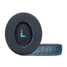 Customs Fit Ear Pad Breathable Earpads for-black blue print