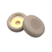 Zachte Spong-oorkussens Oorkussens voor Evolve2 75 MS Clear-Goud