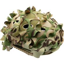 3D Helmet Cover Nylon Camo Drawstring Training Hunting Helmet Cover Style 2 for Full-Face Helmets