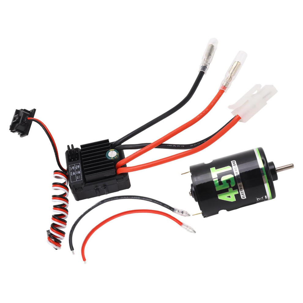 60A 540 Brushed Motor Esc Combo For Crawler Diy 45T 1/10 8741368862580