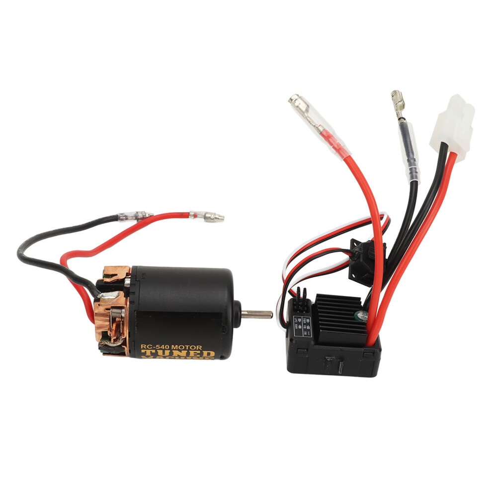 540 Brushed Rc Motor Esc Combo, 60A, 7.2-12V, Low Noise 9441368862564