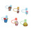 6Pcs Silicone Straw Caps, Reusable Eco-Friendly Dustproof Tip Covers 1