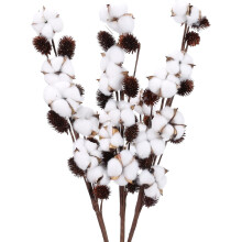 Arranjos florais artesanais e ecológicos em algodão natural, com 72 cm de comprimento, duráveis e atóxicos, ideais para decoração de casa,