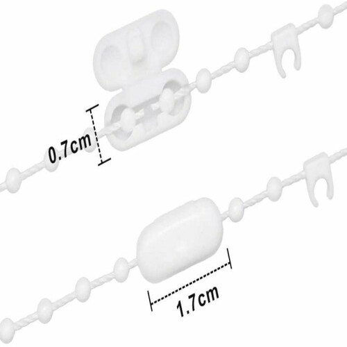 Blinds Pull Bead Chain Repairer Kit, Exquisite Workmanship Durable High Quality Plastic Roller Blind Repair Tool For Window Curtain Beads Rope With Ea 1