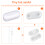 Roller Shade Accessories, White Plastic Chain Connector for Beaded Chain Replacement, Versatile Compatibility for Roman Vertical Blinds Connector, 20 2