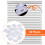 Roller Shade Accessories, White Plastic Chain Connector for Beaded Chain Replacement, Versatile Compatibility for Roman Vertical Blinds Connector, 20 7