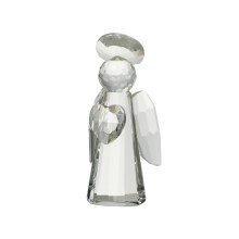 Ravissant ange décoratif de table, figurine d'ange gardien en cristal K9Crystal, statue d'ange en verre de collection, ornement élégant pour la