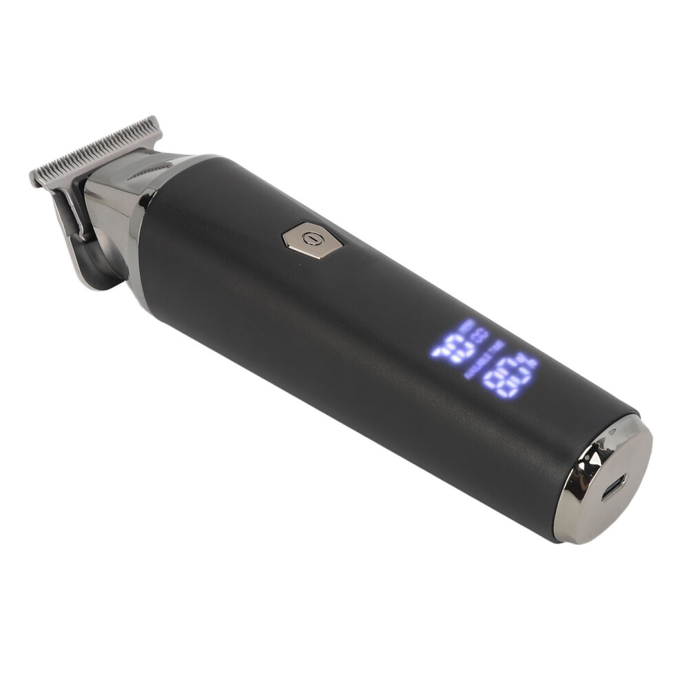 Salon-Grade Hair Clipper with LCD Screen USB Rechargeable  Compact & Quiet