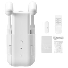 Cortina Elétrica Automática-Duoku-com Controle via Aplicativo e Controle Remoto-Compatível com Alexa e Google Home