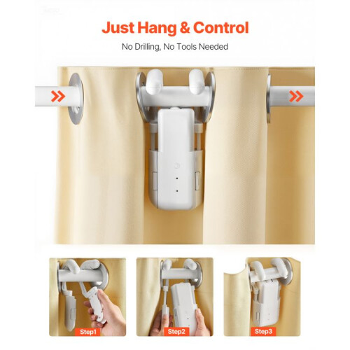 Tenda Elettrica Automatica-Duoku-Con Controllo tramite App e Telecomando-Compatible con Alexa e Google Home 2